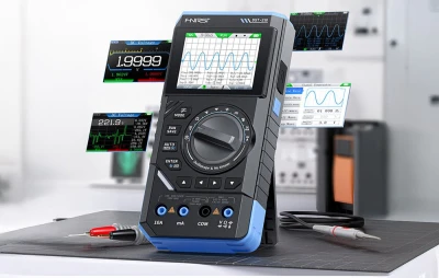 Fnirsi DST-210 SigGen černo-modrý 3 v 1 ruční digitální multimetr s osciloskopem