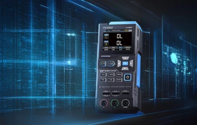 FNIRSI LC1020E černo-modrý vysoce přesný ruční LCR měřič