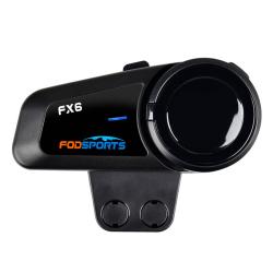 Fodsports Interkom pro motocykly FX6 ve dvou baleních (černý)