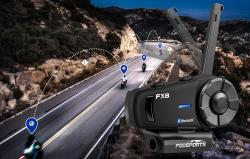 Fodsports Interkom pro motocykly FX8 ve dvou baleních (černý)