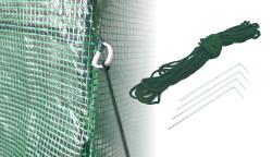 Garvia Fóliovník PORRI rolovací vstup vyztužená fólie 143x143x195cm PE