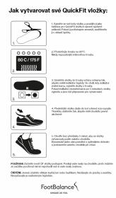 Footbalance QuickFit Orange Narrow mid-low předtvarovaná vložka úzká /polonízká