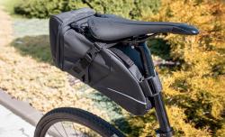 Force ADVENTURE XL, rozopínacia, čierna brašňa pod sedlo