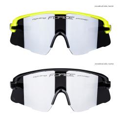 Force AMBIENT 1x černé+1x fluo, černé sklo SADA brýle