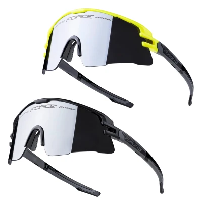Force AMBIENT 1x černé+1x fluo, černé sklo SADA brýle
