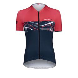 Force ART UNI tm. modrý-červený dres - kr. rukáv