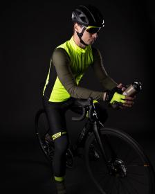 Force B51 černo-fluo cyklokraťasy se šráky a vložkou