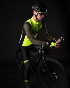 Force B51 černo-fluo cyklokraťasy se šráky a vložkou