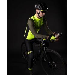 Force B51 čierno-fluo cyklokraťasy so šrákmi a vložkou