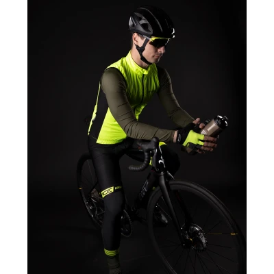 Force B51 černo-fluo cyklokraťasy se šráky a vložkou