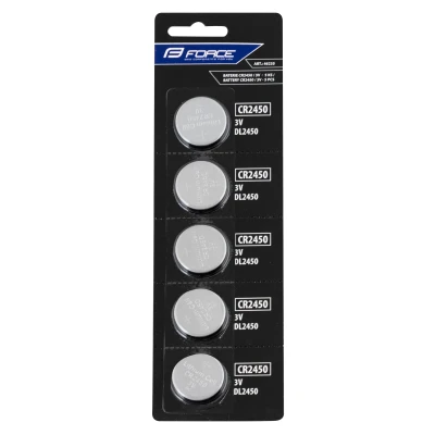 Force Baterie mincové CR2450 / 3V 1 x 5 ks