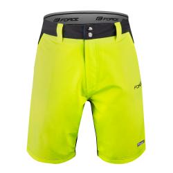 Force BLADE MTB černo-fluo cyklokraťasy s odnímatelnou vložkou