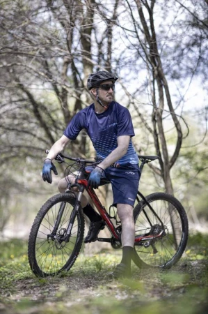 Force BLADE MTB tm.modré cyklokraťasy POUZE M (VÝPRODEJ)