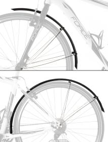 Force Blatníky 58 Aluflex 28[34] + vzpery, čierne