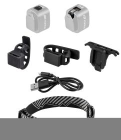 Force Blikačka přední/zadní FLEA 200LM USB, černá