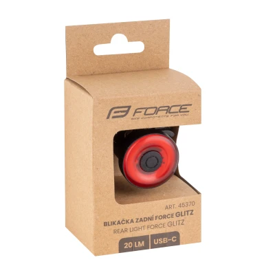 Force Blikačka zadní GLITZ 20LM, 20x LED, USB