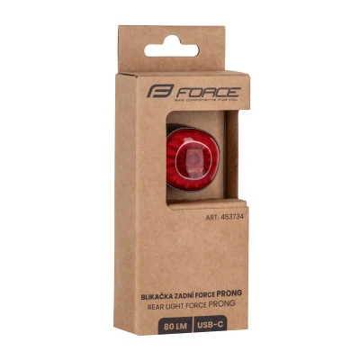 Force Blikačka zadní PRONG 80 LM,36x LED, USB