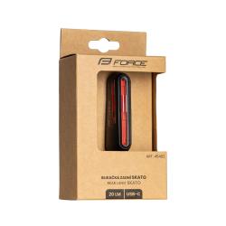 Force Blikačka zadná SKATO 20LM, 20 x LED, USB