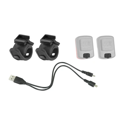Force Blikačky sada POINT USB přední+zadní