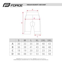 Force BRAVE LADY čierne dámske kraťasy s vložkou