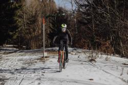 Force BRIGHT černé cyklokalhoty se šráky bez vložky POUZE L (VÝPRODEJ)