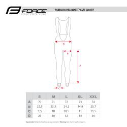Force BRISK LADY dámske cyklokalhoty s vložkou
