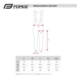 Force BRISK UNI cyklokalhoty bez vložky