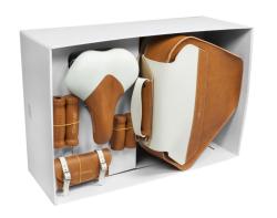 Force BRISTOL retro sada (sedlo, 2x brašna,gripy) (VÝPRODEJ)