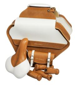 Force BRISTOL retro sada (sedlo, 2x brašna,gripy) (VÝPRODEJ)