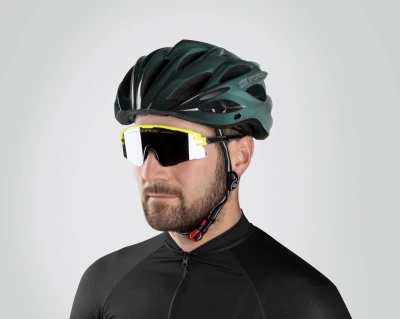 Force AMBIENT fluo-šedé, černá zrc. skla cyklistické brýle