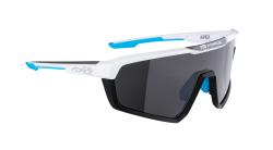 Force APEX, bílo-šedé, černé skla cyklistické brýle