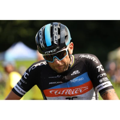 Force APEX, bílo-šedé, černé skla cyklistické brýle