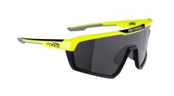 Force APEX, fluo-černé, černé skla cyklistické brýle
