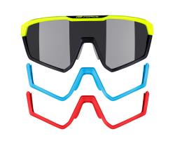 Force APEX, fluo-černé, černé skla cyklistické brýle