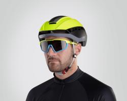 Force APEX, fluo-černé, černé skla cyklistické brýle