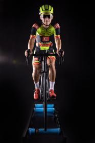 Force APEX, fluo-černé, černé skla cyklistické brýle