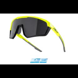 Force APEX, fluo-čierne, čierne sklá cyklistické okuliare
