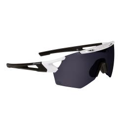 Force ARCADE bílo-černé cyklistické brýle - černá zrc. skla