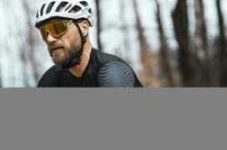 Force ATTIC černo-zlaté cyklistické brýle - zlaté zrc. sklo