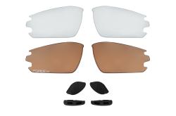 Force CALIBRE modré cyklistické brýle - modrá zrc. skla