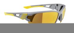 Force CALIBRE šedo-žluté cyklistické brýle - žlutá zrc. skla