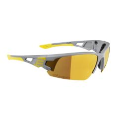 Force CALIBRE šedo-žluté cyklistické brýle - žlutá zrc. skla