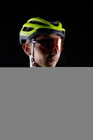 Force CREED černo-červené, červené revo skla cyklistické brýle