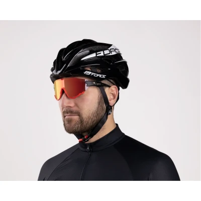 Force CREED čierno-červené, červené revo sklá cyklistické okuliare