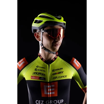 Force CREED čierno-červené, červené revo sklá cyklistické okuliare