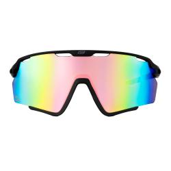 Force CYCLONE černé cyklistické brýle, modro-fialové sklo