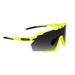Force CYCLONE černo-fluo cyklistické brýle,černé přechod. sklo