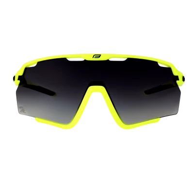 Force CYCLONE černo-fluo cyklistické brýle,černé přechod. sklo