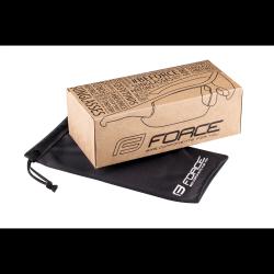 Force ENIGMA bílo-černé mat., černá skla cyklistické brýle