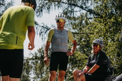 Force EPIC bílé, žluté zrc. sklo - cyklistické brýle